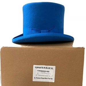 XL Ferrecci Royal Blue Tophat, New in Box.